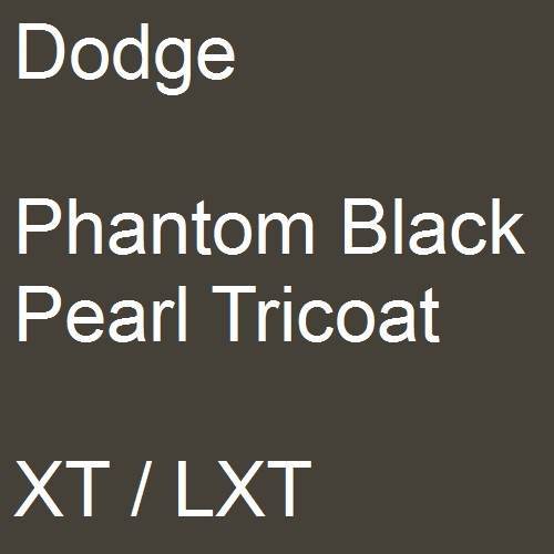 Dodge, Phantom Black Pearl Tricoat, XT / LXT.